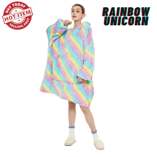 Snuggly Oversized Blanket Hoodie