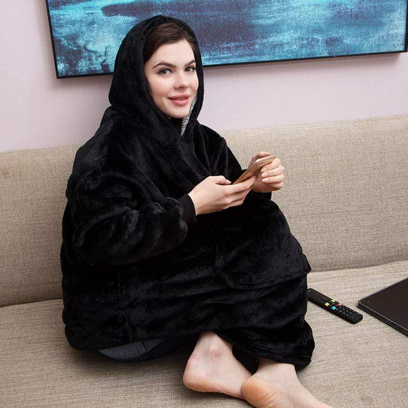 Snuggly Oversized Blanket Hoodie