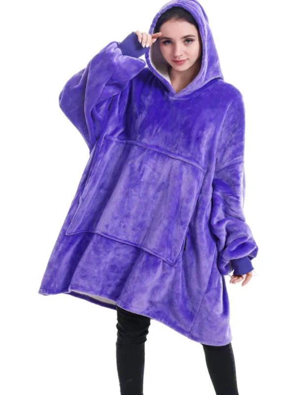 Snuggly Oversized Blanket Hoodie