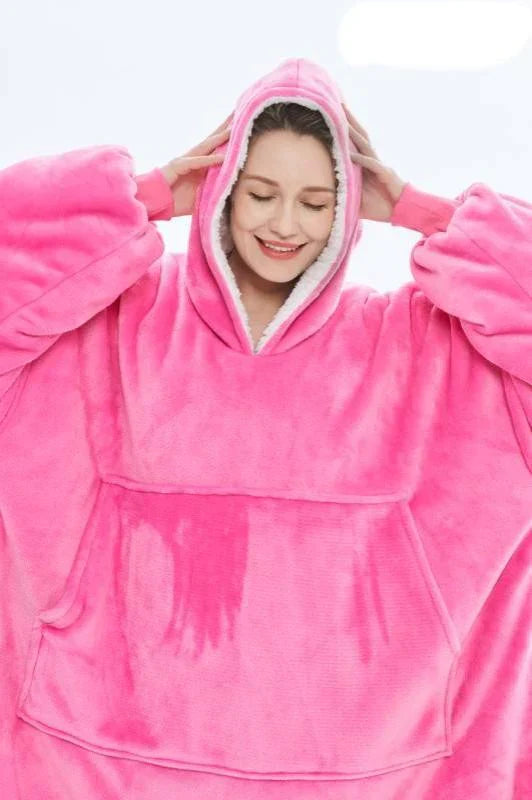 Snuggly Oversized Blanket Hoodie